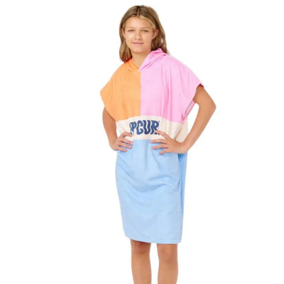 Rip Curl Kids Mixed Hooded Towel - Light Pink