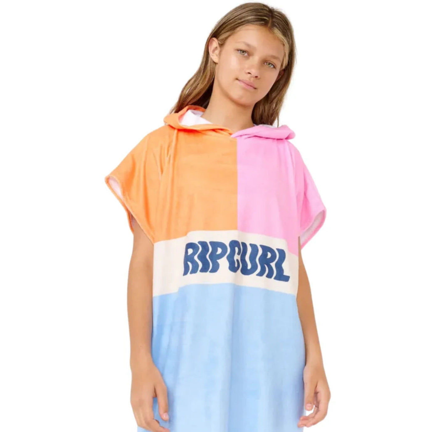 Rip Curl Kids Mixed Hooded Towel - Light Pink