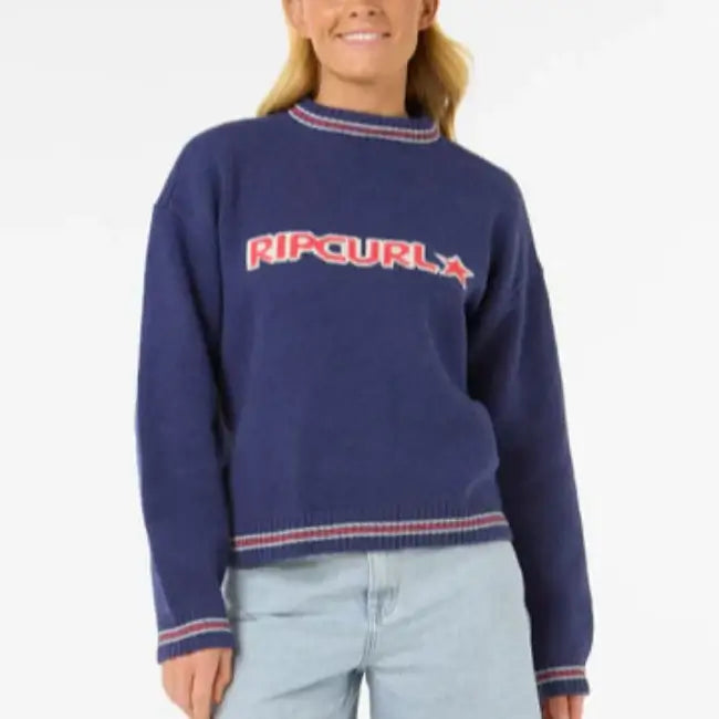 Rip Curl Las Dalias RCG Knit Sweater - Dark Blue