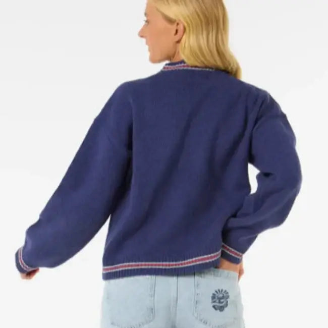 Rip Curl Las Dalias RCG Knit Sweater - Dark Blue