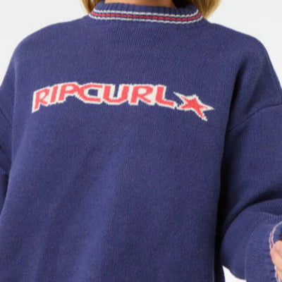 Rip Curl Las Dalias RCG Knit Sweater - Dark Blue