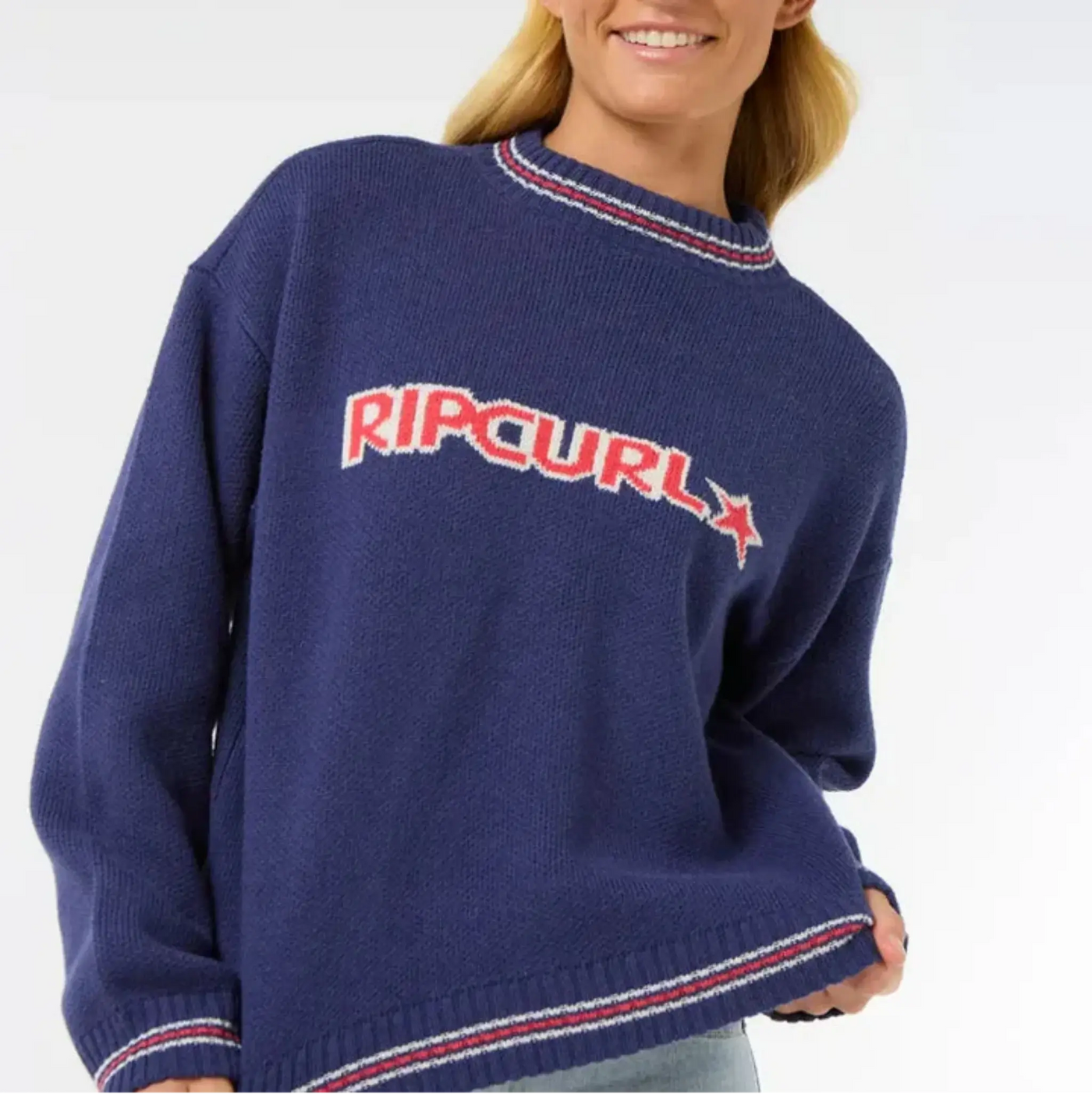Rip Curl Las Dalias RCG Knit Sweater - Dark Blue