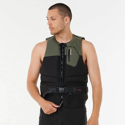 Rip Curl Men's E-Bomb Life Jacket - Deep Cactus