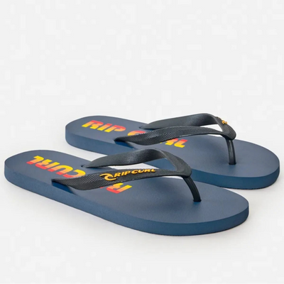 Rip Curl Men's Icons of Surf Bloom Thongs - Light Navy