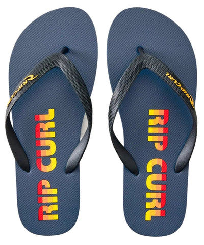 Rip Curl Men's Icons of Surf Bloom Thongs - Light Navy