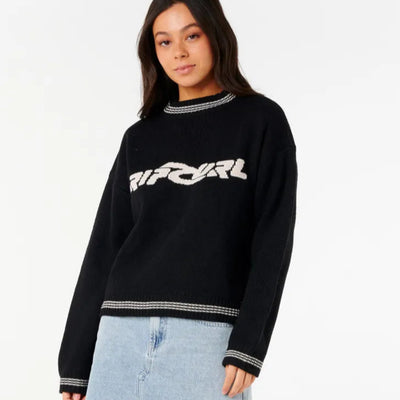 Rip Curl Neon Diamond Knit - Black