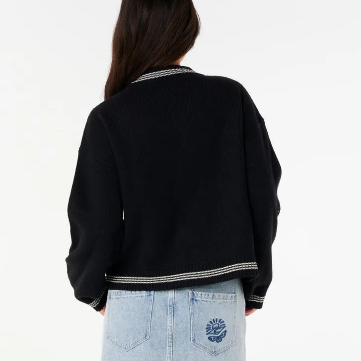 Rip Curl Neon Diamond Knit - Black