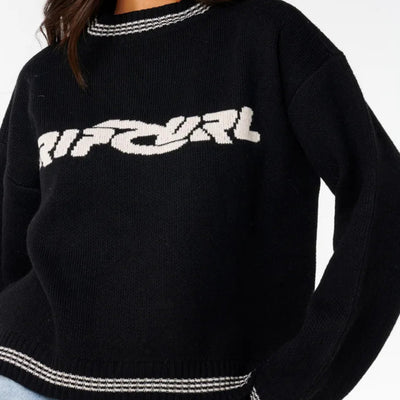 Rip Curl Neon Diamond Knit - Black