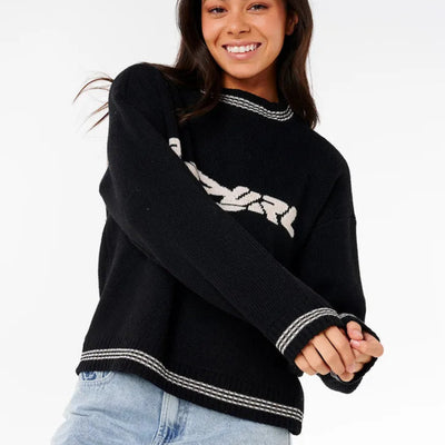 Rip Curl Neon Diamond Knit - Black