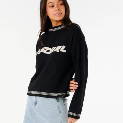 Rip Curl Neon Diamond Knit - Black
