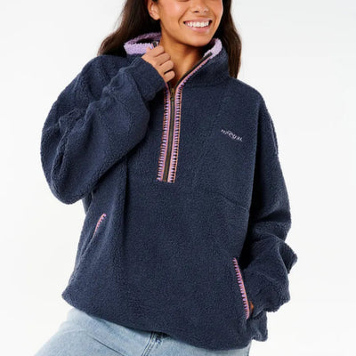 Rip Curl Neon Isles Retro Polar Fleece - Navy
