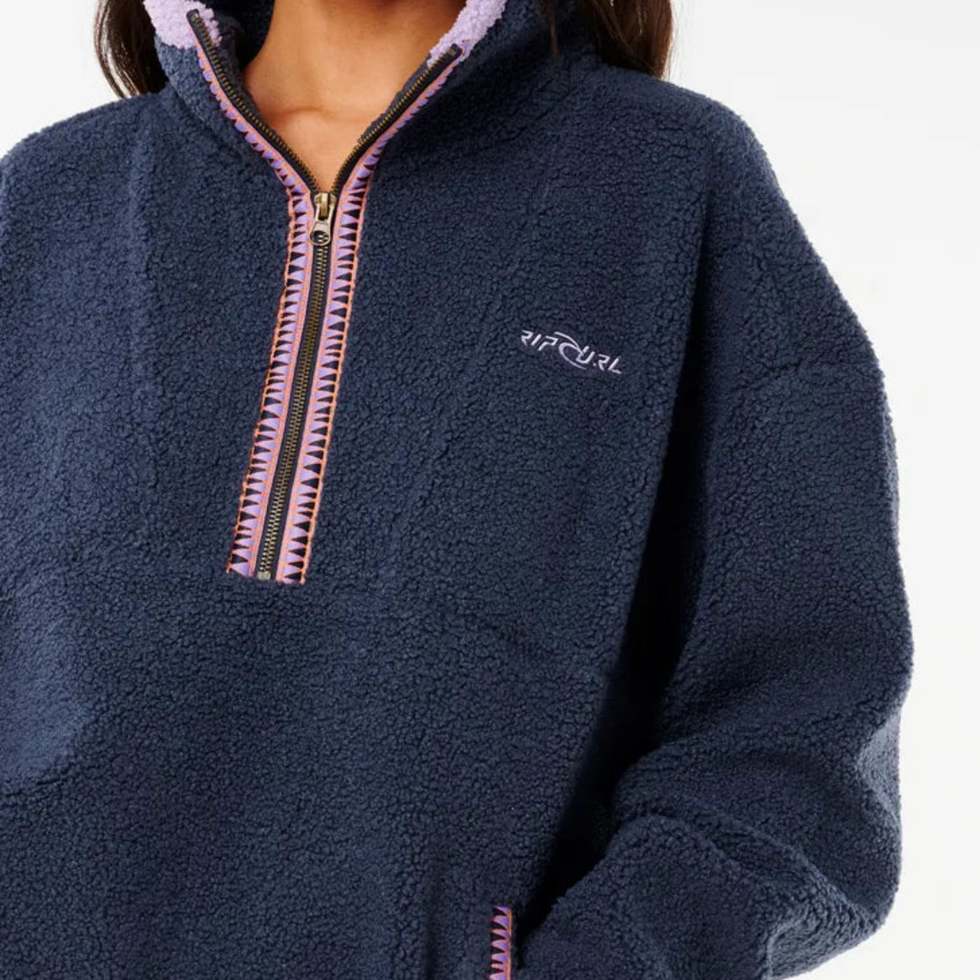 Rip Curl Neon Isles Retro Polar Fleece - Navy