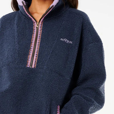 Rip Curl Neon Isles Retro Polar Fleece - Navy