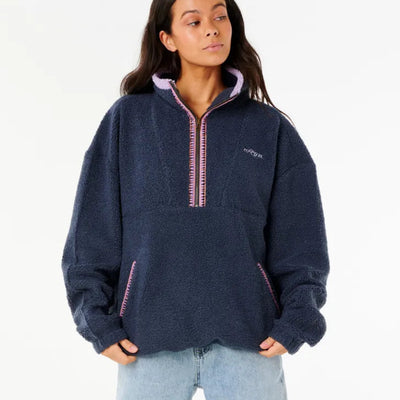 Rip Curl Neon Isles Retro Polar Fleece - Navy