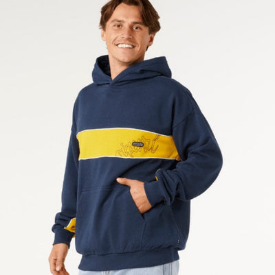 Rip Curl Panel Beater Hoodie - Dark Navy