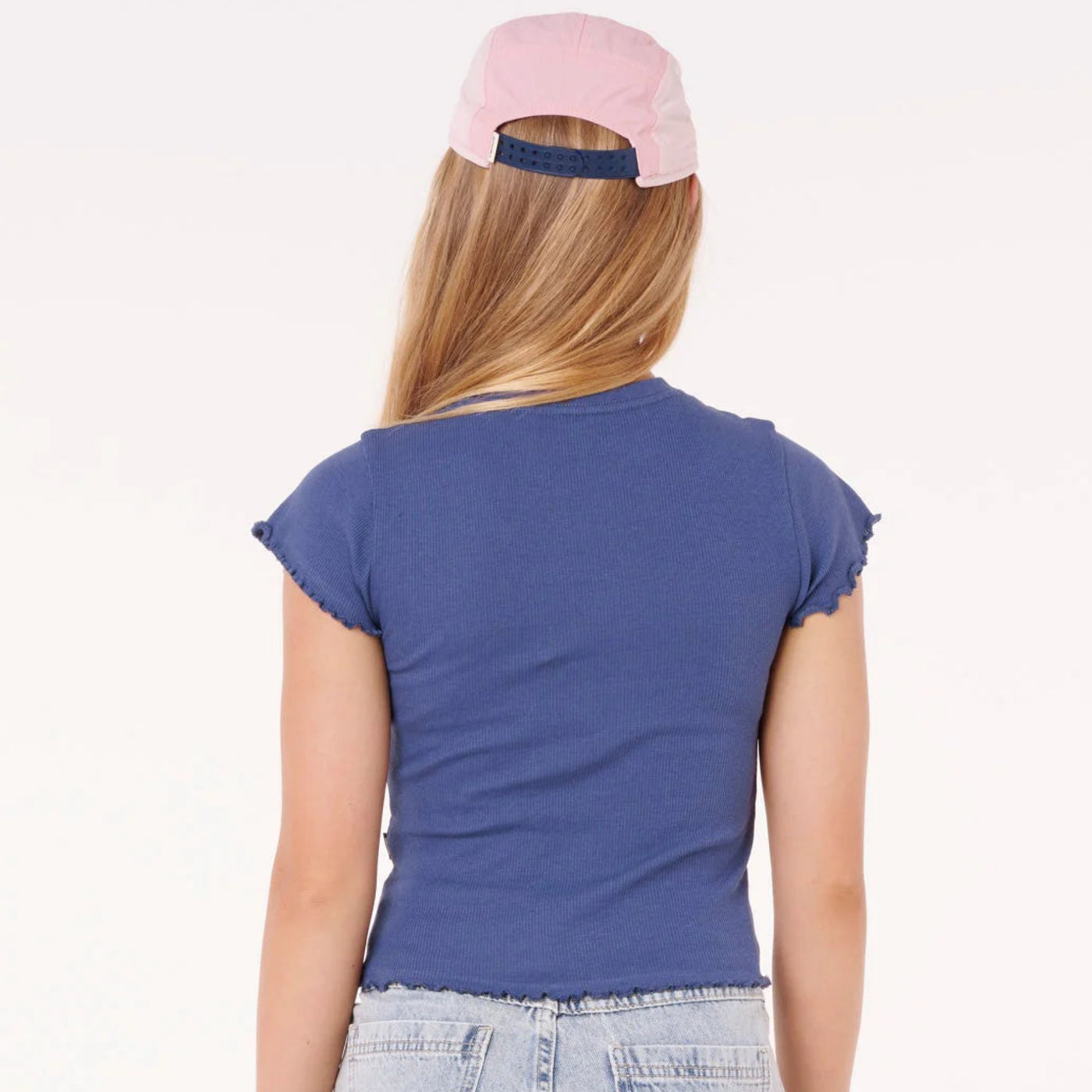 Rip Curl Paradise Club Rib Tee - Washed Navy