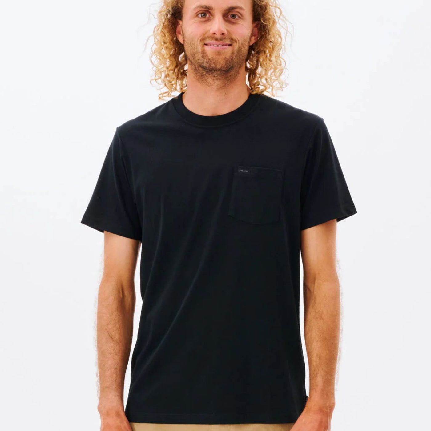 Rip Curl Plain Pocket Tee - Black