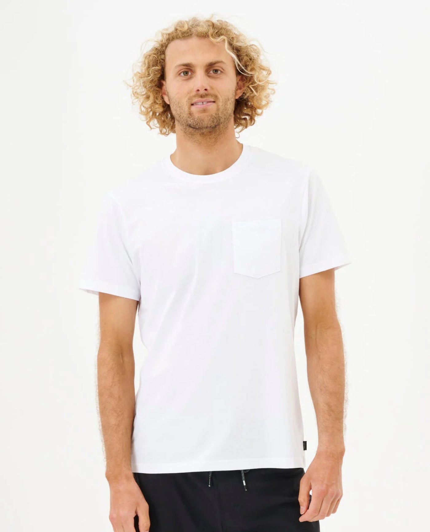 Rip Curl Plain Pocket Tee - White