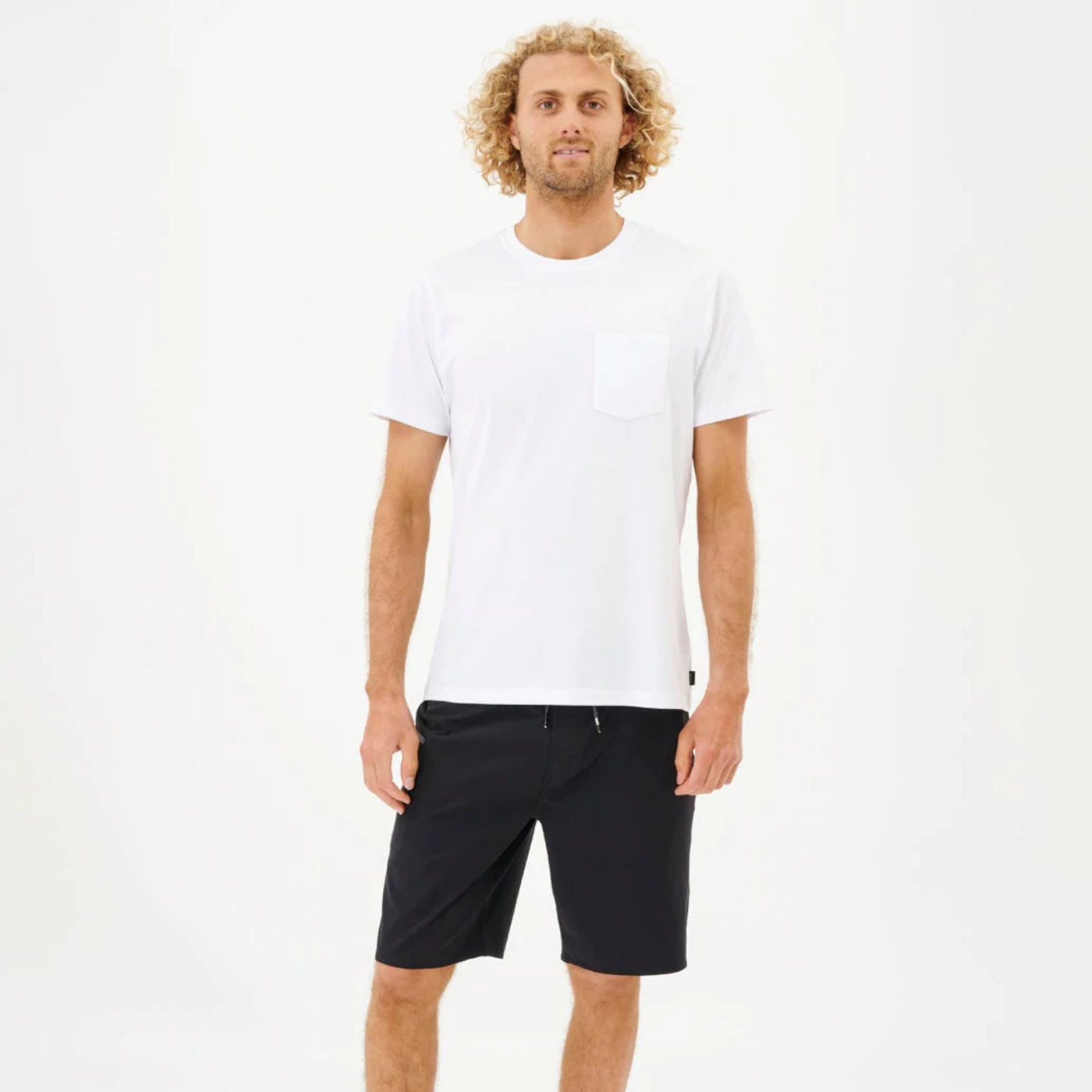 Rip Curl Plain Pocket Tee - White
