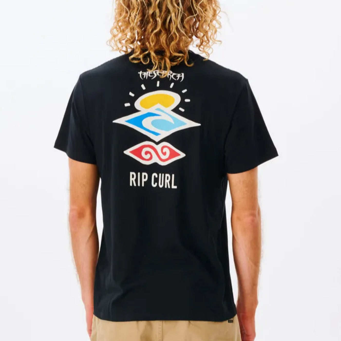 Rip Curl Search Icon Tee - Black