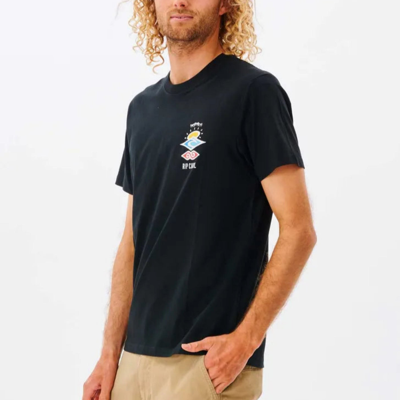 Rip Curl Search Icon Tee - Black