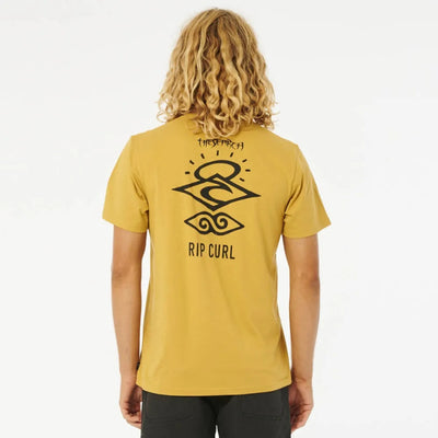 Rip Curl Search Icon Tee - Mustard