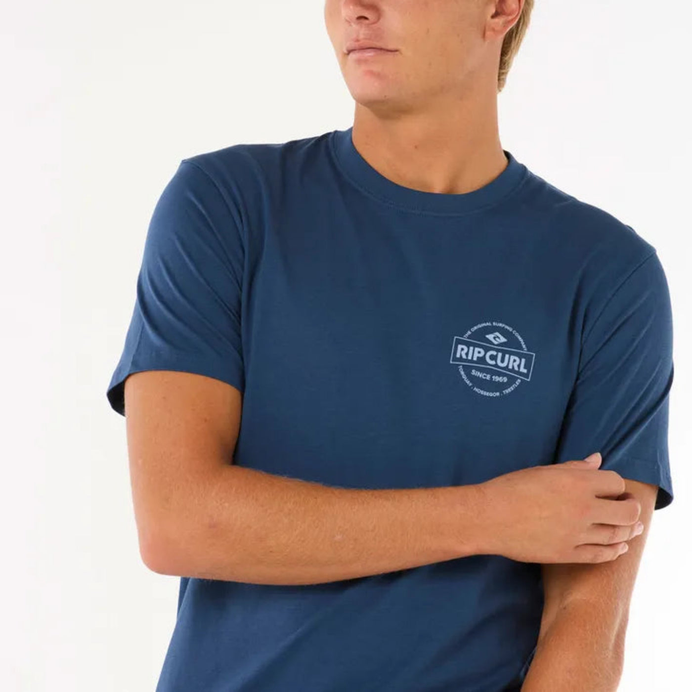 Rip Curl Staple Tee - Washed Navy