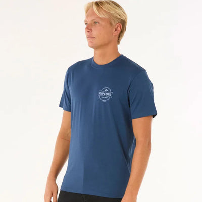 Rip Curl Staple Tee - Washed Navy