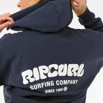 Rip Curl Surf Puff Heritage Hoodie - Navy