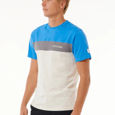 Rip Curl Undertow Panel Tee - Electric Cobalt