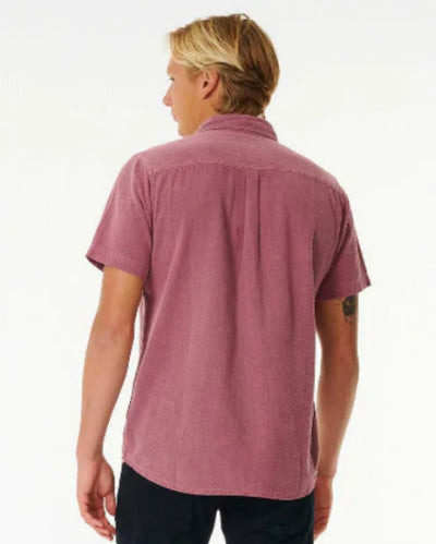 Rip Curl Washed Short Sleeve Shirt - Mauve