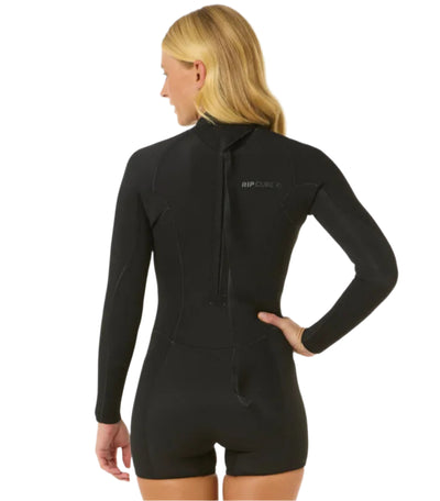 Rip Curl Women's Dawn Patrol 2/2mm Long Sleeve Spring Suit - Black