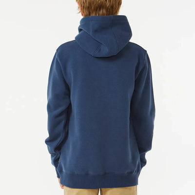 Rip Curl Boys Stapler Hoodie - Washed Navy