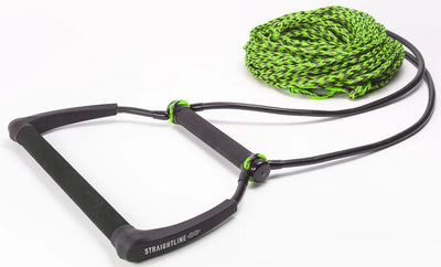 Straightline Kneeboard Suede Combo Rope & Handle (Green)