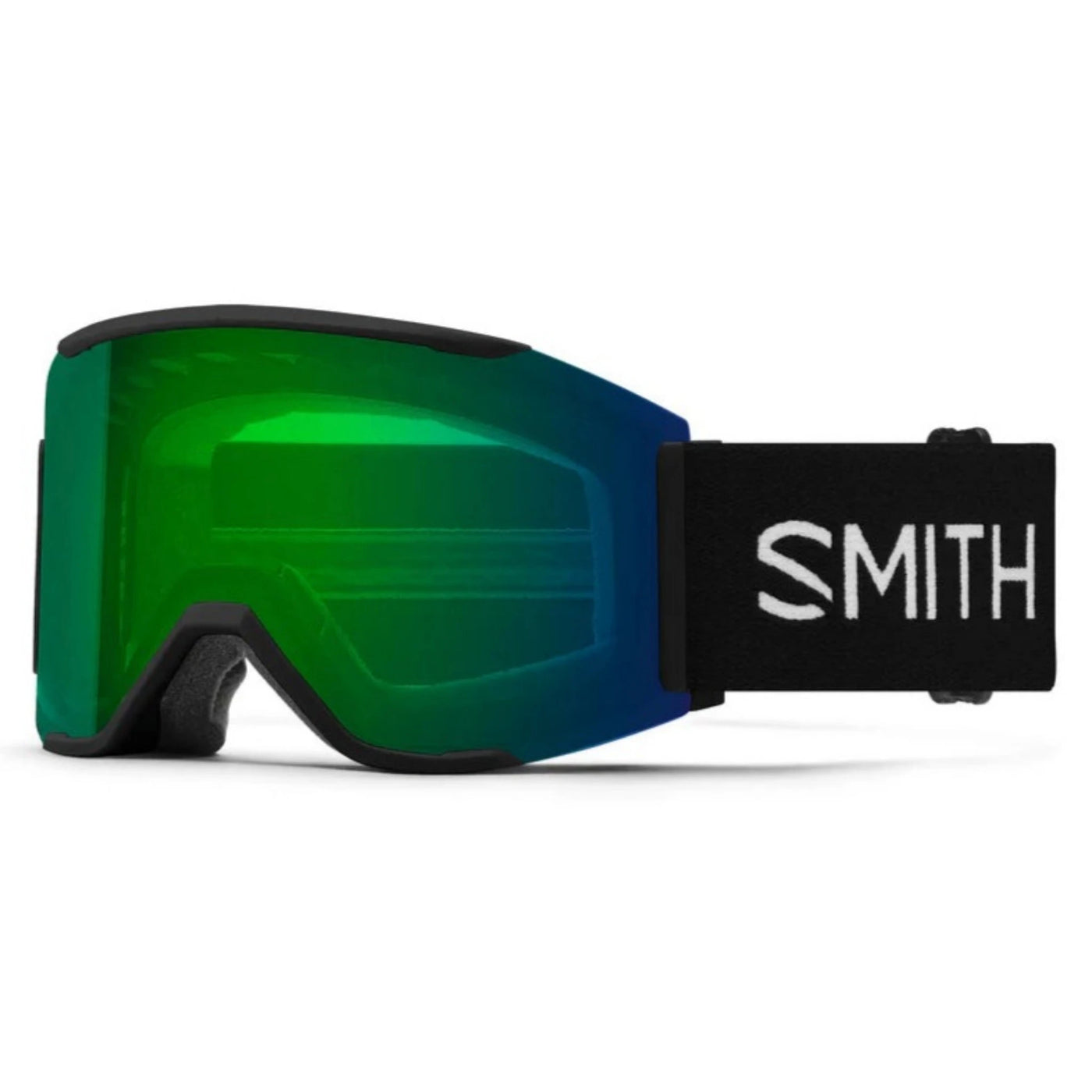 Smith Squad Mag - Black, Chromapop Everyday Green Mirror Lens (Medium/Large)