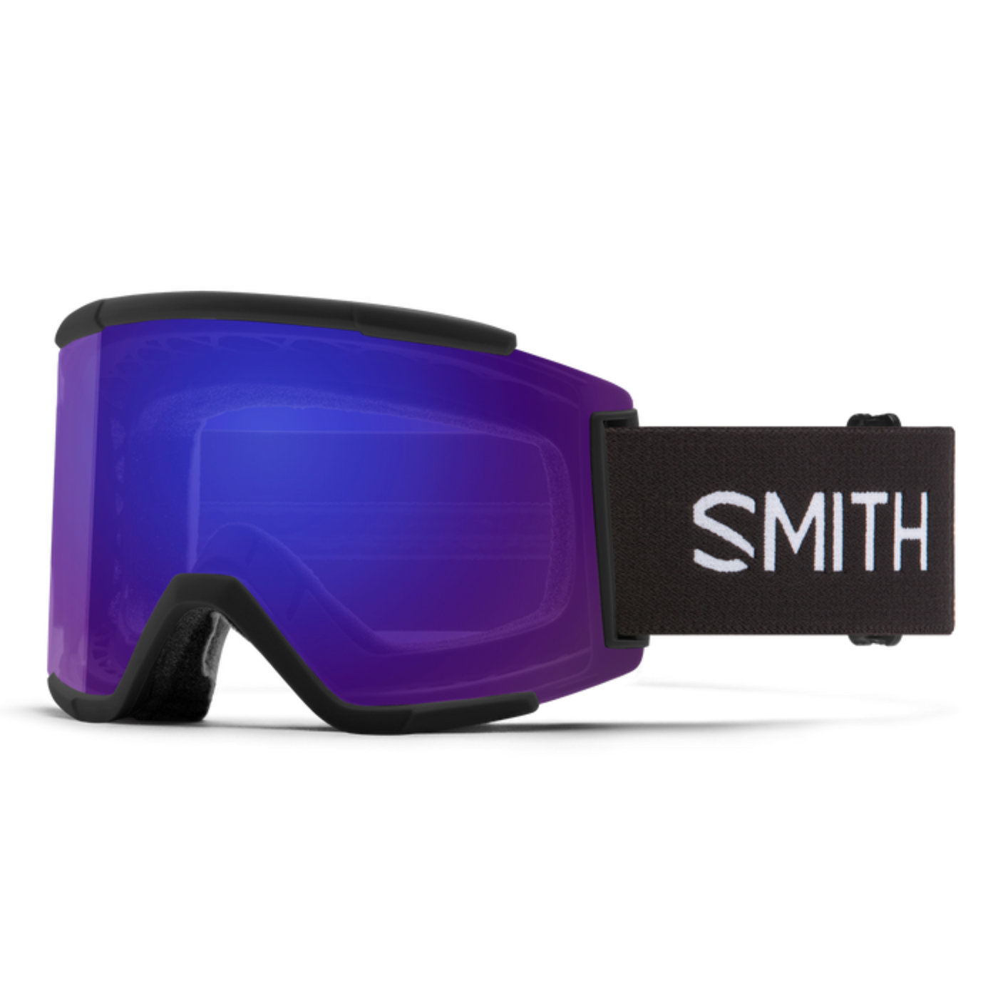 Smith Squad XL - Black, Chromapop Everyday Violet Mirror Lens (Medium/Large)