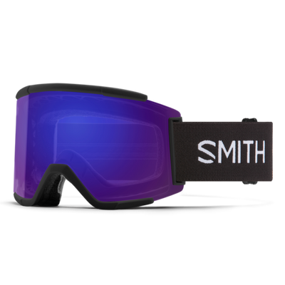 Smith Squad XL - Black, Chromapop Everyday Violet Mirror Lens (Medium/Large)