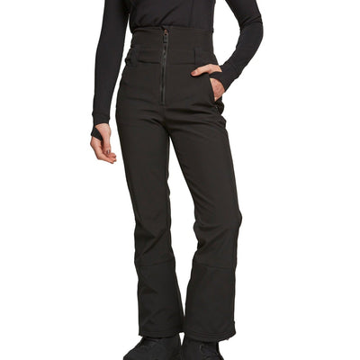 Rojo Women's Softshell High Rise Snow Pant - Black