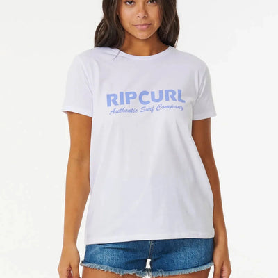 Rip Curl Surf Spray Standard Tee - Optical White