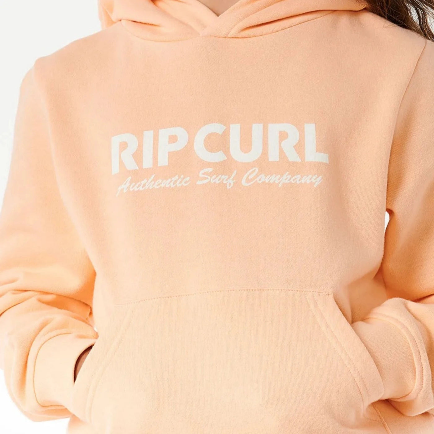 Rip Curl Girls Surf Spray Standard Hoodie - Peach