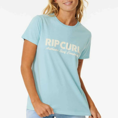 Rip Curl Surf Spray Standard Tee - Light Blue