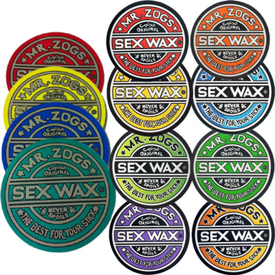 Mr Zogs Sex Wax Circle Stickers