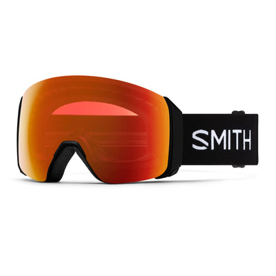Smith 4D Mag XL - Black, Chromapop Everyday Red Mirror Lens (Large)
