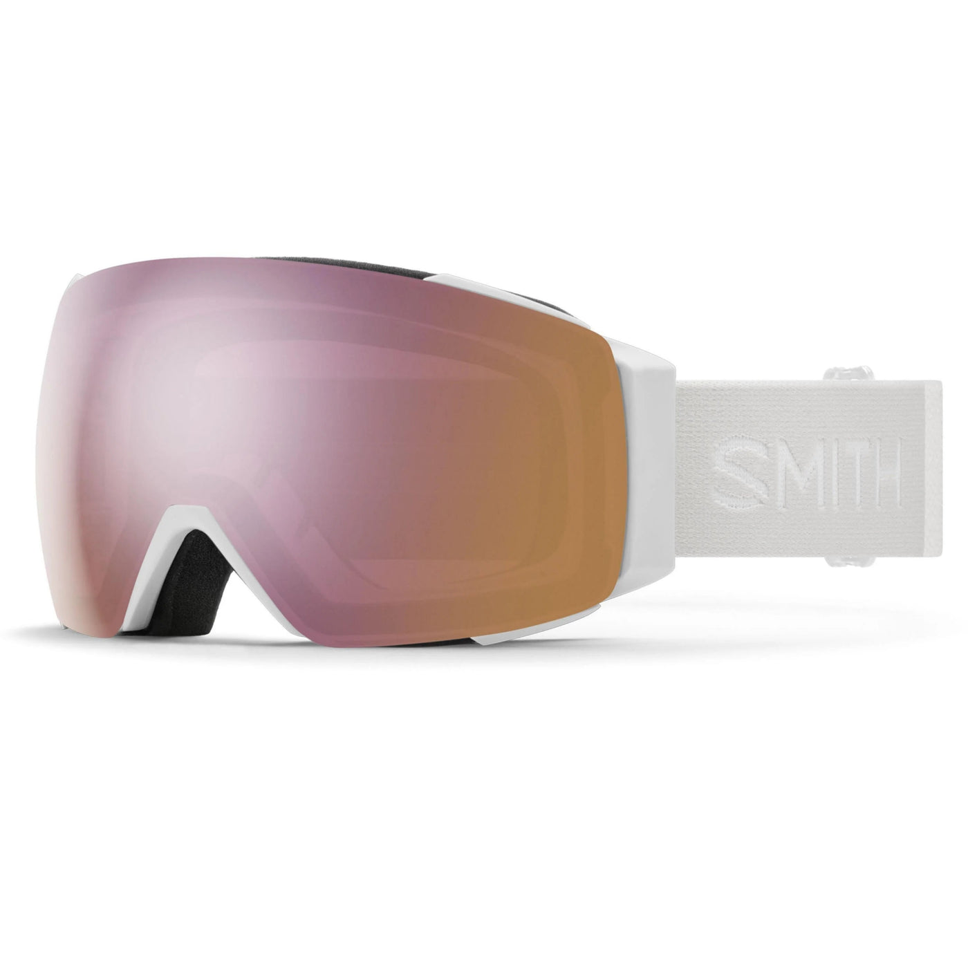 Smith I/O Mag - White Vapor, Chromapop Everyday Rose Gold Mirror Lens (Medium)