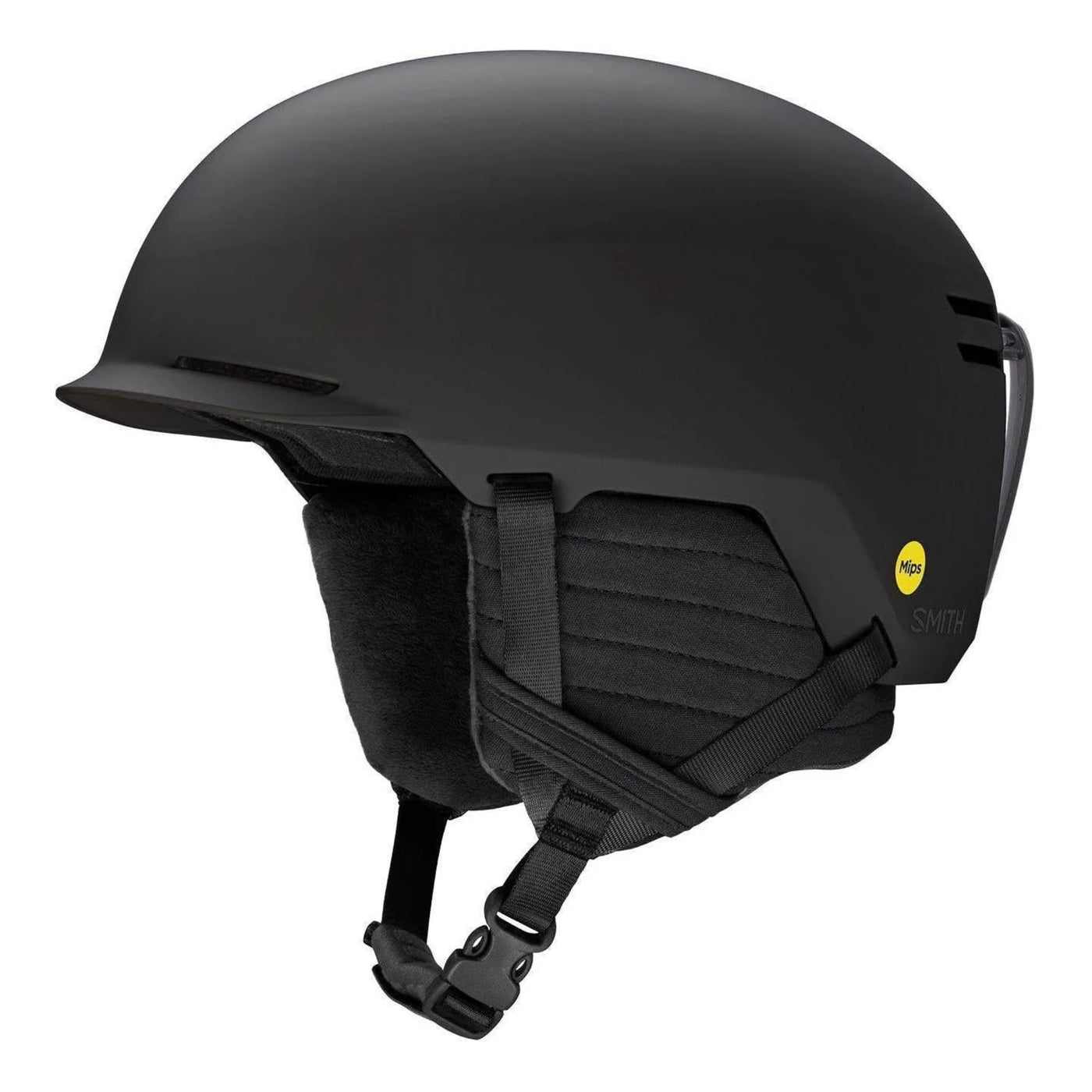 Smith Scout MIPS Round Contour Fit Snow Helmet - Matte Black