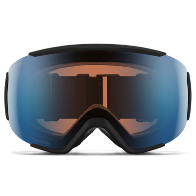 Smith Sequence Over-The-Glasses, Low Bridge Fit - Black, Chromapop Pro Photochromic Blue Mirror (Medium)