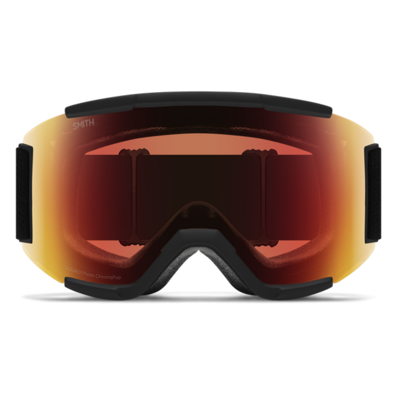 Smith Squad - Black, Chromapop Pro Photochromic Red Mirror Lens (Medium)