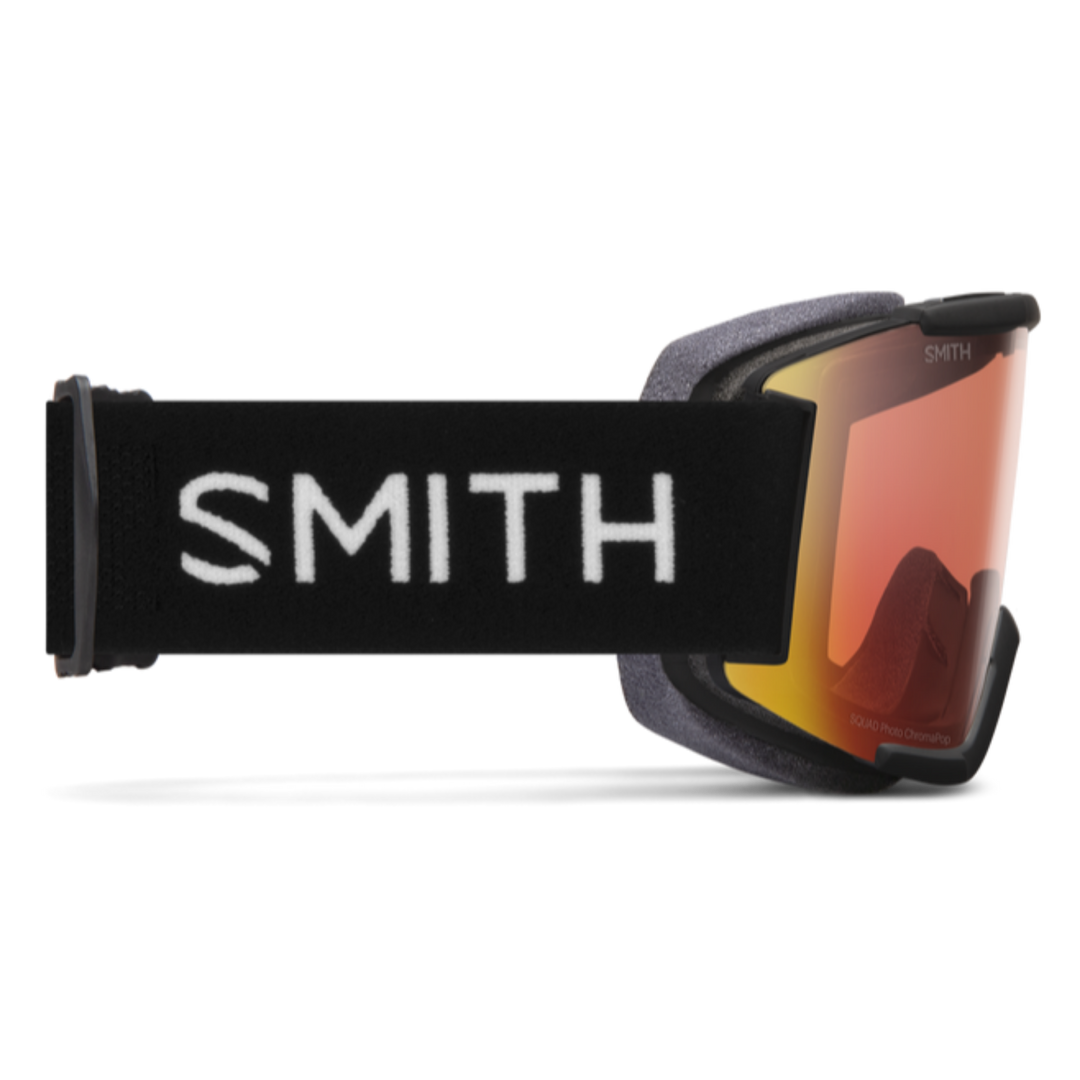 Smith Squad - Black, Chromapop Everyday Green Mirror Lens – Rapid