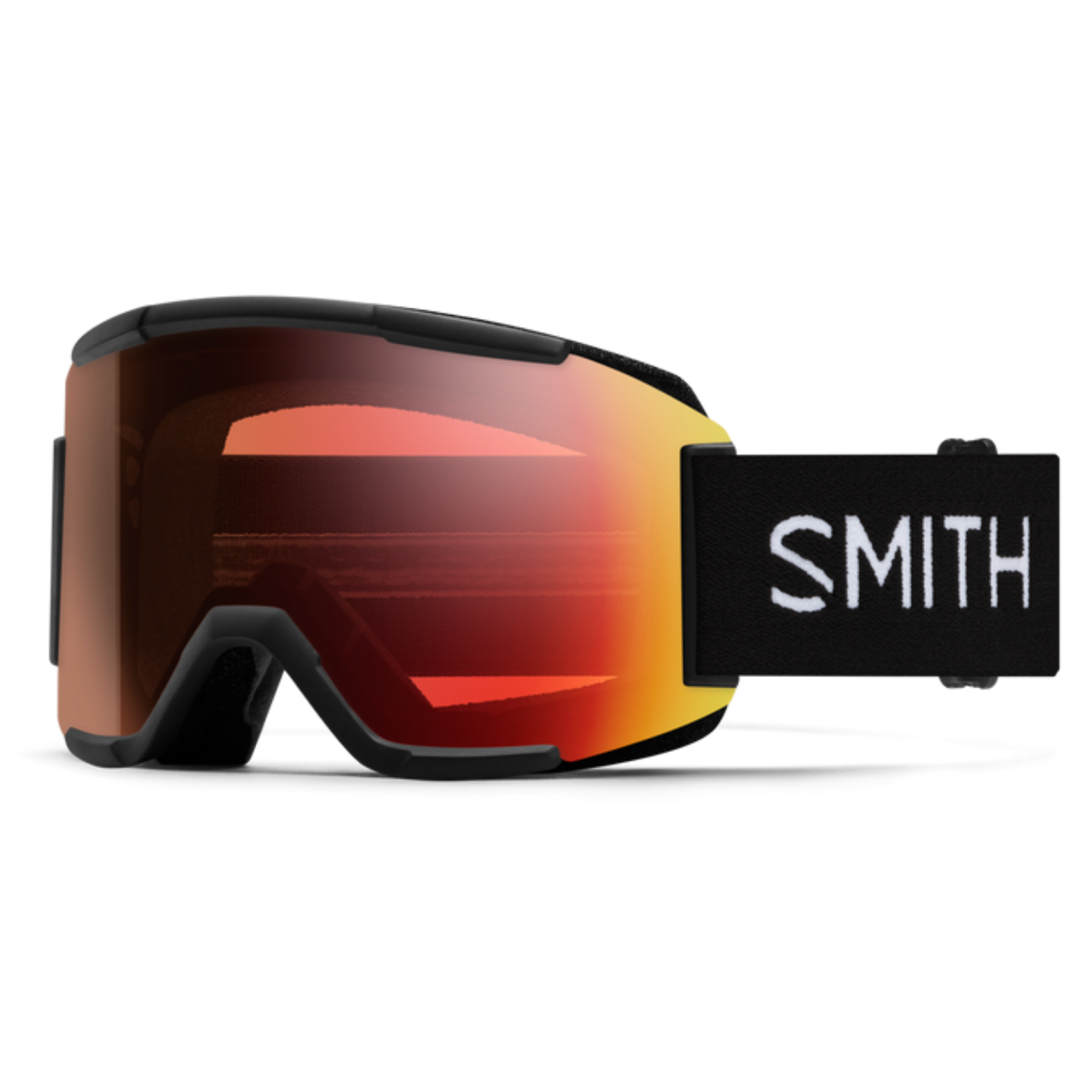 Smith Squad - Black, Chromapop Pro Photochromic Red Mirror Lens (Medium)