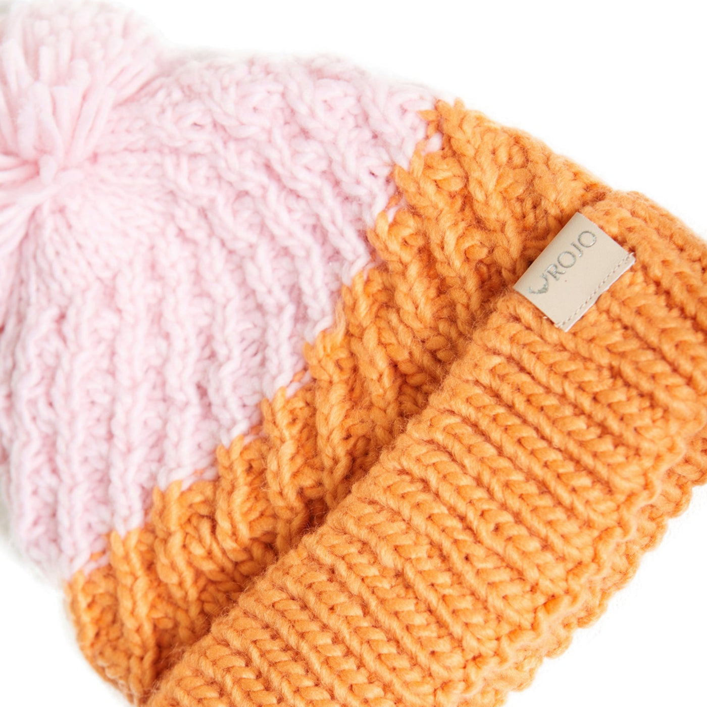 Rojo Textured Pom Pom Beanie - Orchid Pink